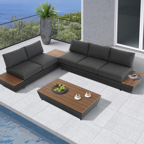 Canapé d'angle - H-HM5128 - Howvin outdoor furtniture - contemporain / pour extérieur / en tissu acrylique