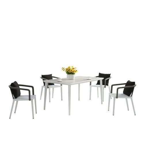 Chaise de jardin contemporaine - H-25070 - Howvin outdoor furtniture - d'extérieur / en corde / avec piètement en aluminium