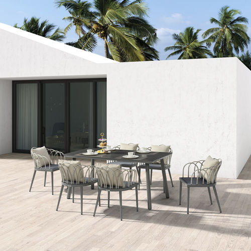 Chaise contemporaine - H-25070 - Howvin outdoor furtniture - d'extérieur / d'intérieur / en tissu