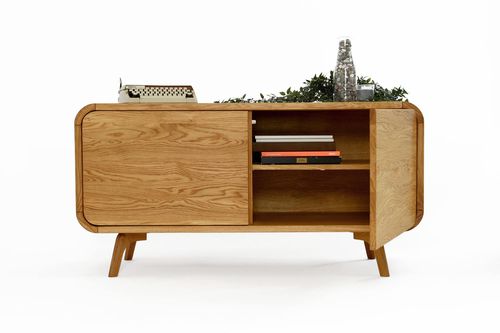 Buffet contemporain - ARIA - MB Oaksas - en chêne / sur mesure