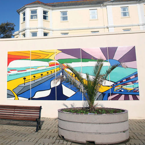 Revêtement mural pour l'extérieur - ARTISTIC  - ajwells - imprimé / professionnel / en panneaux