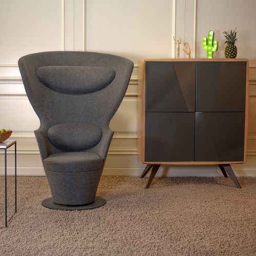 Fauteuil moderne - KONA - Mikodam - en tissu / en polyuréthane / à oreilles