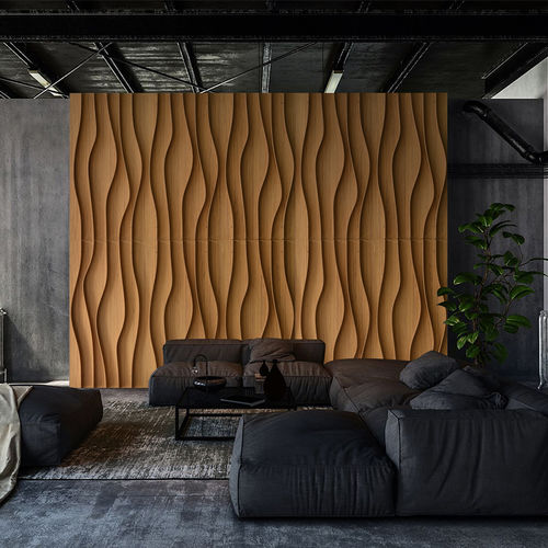 Panneau acoustique pour mur - VATA - Mikodam - pour plafond / MDF / en placage de bois