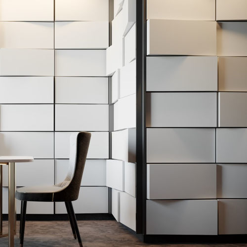 Panneau acoustique pour mur - FILA - Mikodam - pour plafond / MDF / en placage de bois