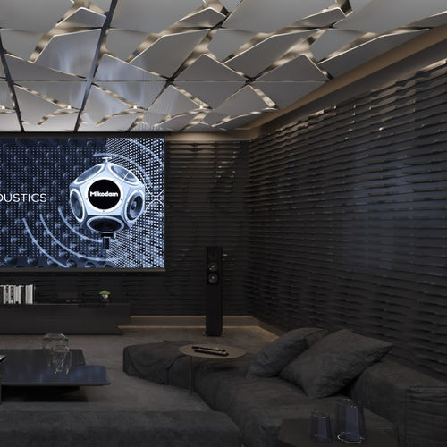 Panneau acoustique - LEDA  - Mikodam - de revêtement / pour agencement intérieur / mural