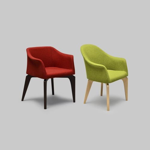 Fauteuil contemporain - SENA - Mikodam - en tissu / en polyuréthane / tapissé