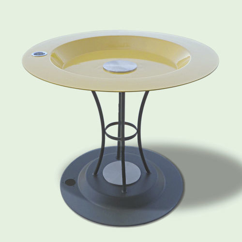 Table contemporaine - PROVERA SRL - en métal peint / avec piètement en métal / ronde