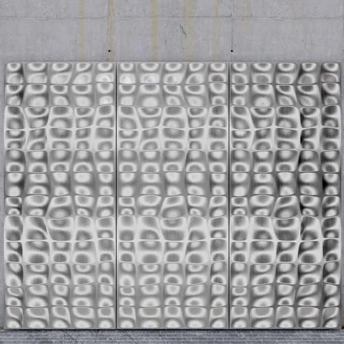 Tôle métallique décorée - ROLLING SQUARES - Binder Parametric Metal GmbH - perforée / en aluminium / en acier