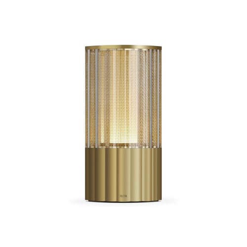Lampe de table - REEDED 80/100MM - Voltra Lighting - en laiton / en métal chromé / en bronze