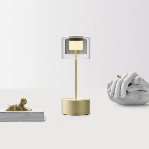 Lampe de table - HEMERA - METRIOS - Voltra Lighting - en métal / en verre borosilicaté / contemporaine