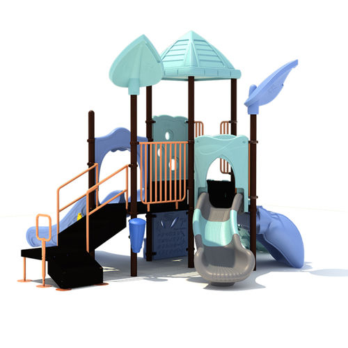 Structure de jeu pour aire de jeux - KSII-13402 - Qitele Group Co .,Ltd - en plastique / en métal / en caoutchouc