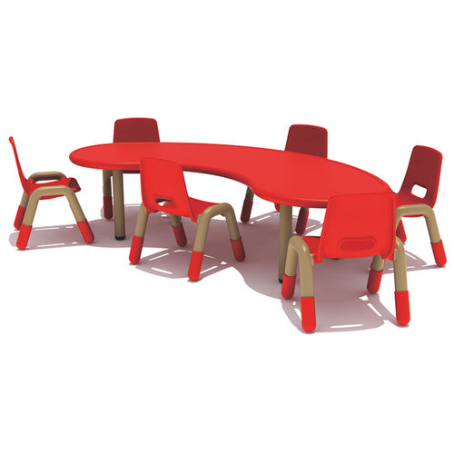 Ensemble table et chaises contemporain - IFP-026 - Qitele Group Co .,Ltd - d'extérieur / en métal / en plastique
