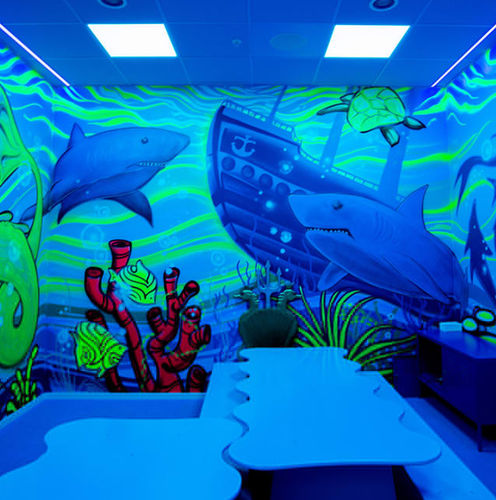Panneau led pour plafond - SLC R600 - The Light Group - RGB