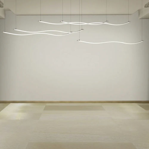 Profil éclairant suspendu - SLC L2 CURVE 2M - The Light Group - au plafond / à LED / professionnel