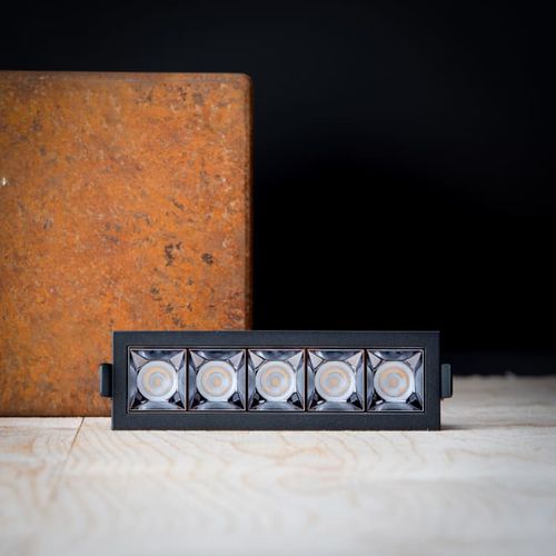 Downlight encastré - SLC PIXEL X5 - The Light Group - encastrable au plafond / à LED / rectangulaire