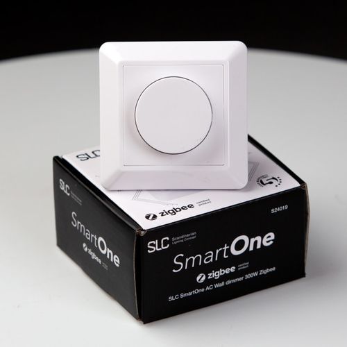Variateur de lumière mural - SLC SMARTONE AC 250W ZIGBEE - The Light Group - sur rail DIN / pour installation domotique