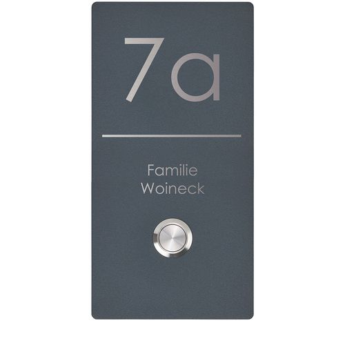 Interrupteur sonnette - BASIC : 421BE1S-90180-BSOB - Briefkasten Manufaktur Lippe GmbH
