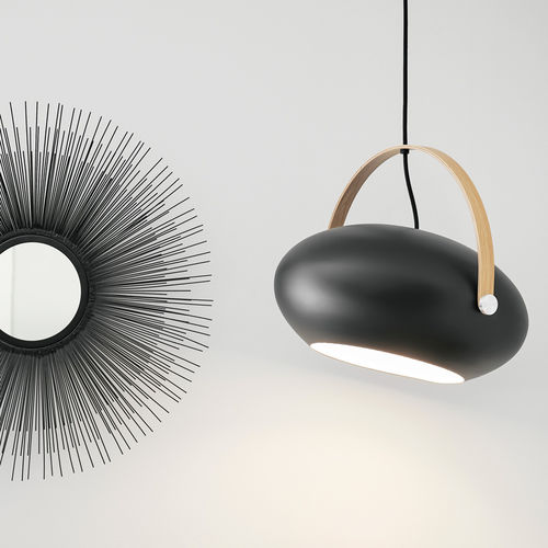 Suspension - DC - Halo Design - en aluminium / en chêne / design organique