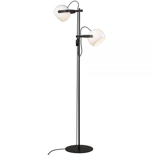 Lampe sur pied - DC - Halo Design - en bois / en acrylique / design scandinave