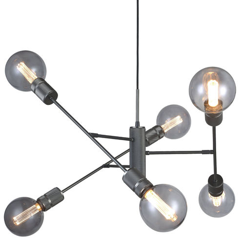 Lustre classique - HALO 6 LITE - Halo Design - en verre / en métal