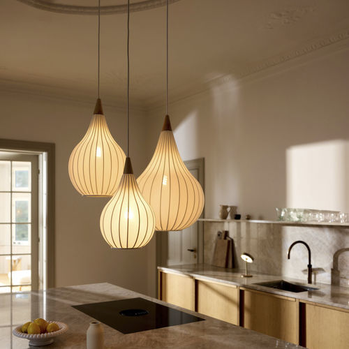 Suspension - DROPS  - Halo Design - en métal / en tissu / bois