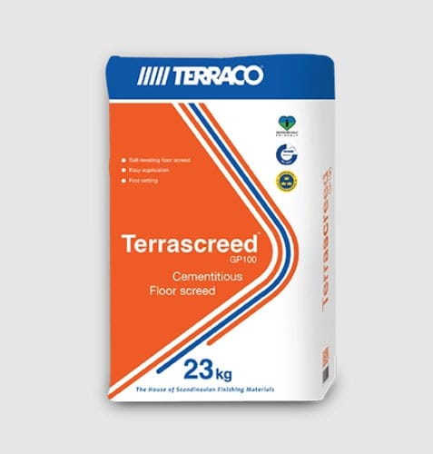 Chape autonivelante - TERRASCREED™ GP100   - Terraco LLC. Ltd - en ciment / en polymère