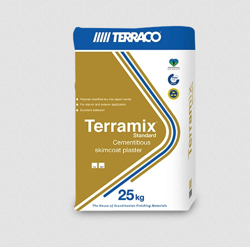 Mortier-colle de ragréage - TERRAMIX STANDARD  - Terraco LLC. Ltd - de réparation / imperméable / de finition