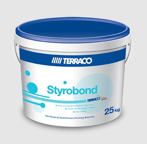 Colle en pâte monocomposant - STYROBOND  - Terraco LLC. Ltd - de fixation / en acrylique / pour béton