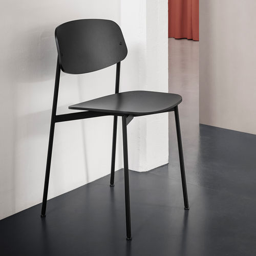 Chaise contemporaine - TODAY - MILLION - d'intérieur / en placage de bois / avec piètement en acier