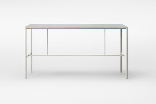 Table mange-debout design industriel - MIES - MILLION - en placage de bois / en stratifié / en linoléum