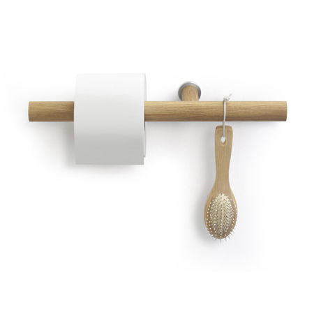 Porte-rouleau WC mural - 40097 - SIDE BY SIDE - en bois