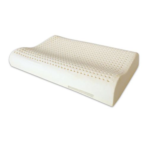 Oreiller ergonomique - WAVE-SHAPED NATURAL - Natale Nardello & Figli Srl - Marcapiuma - en mousse / en coton / en latex