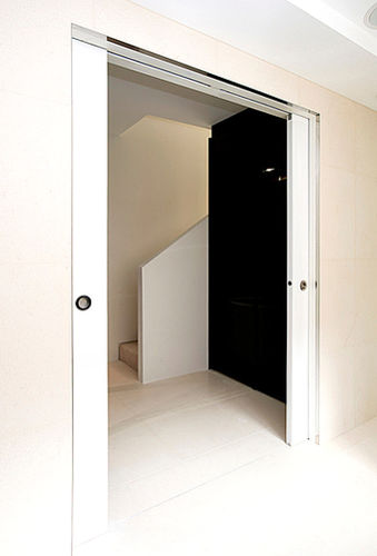 Porte d'intérieur - James Solomon Ltd - en métal / coulissante / pleine