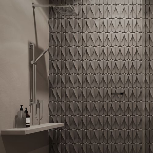 Revêtement mural pour intérieur - WIND - Sergey Makhno Product - en céramique / 3D / aspect pierre