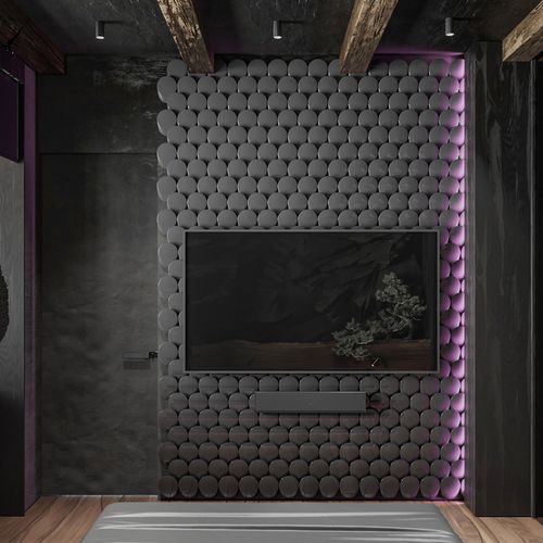 Revêtement mural pour intérieur - FLAPJACK - Sergey Makhno Product - en céramique / 3D / aspect pierre