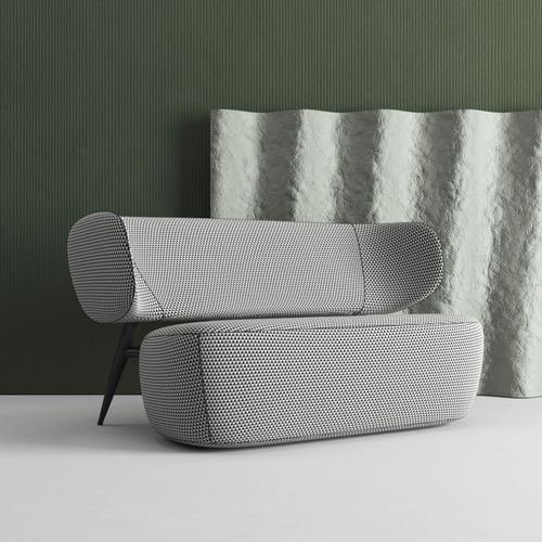 Canapé contemporain - ELEPHANT M3 - Sergey Makhno Product - en tissu / avec accoudoirs / gris