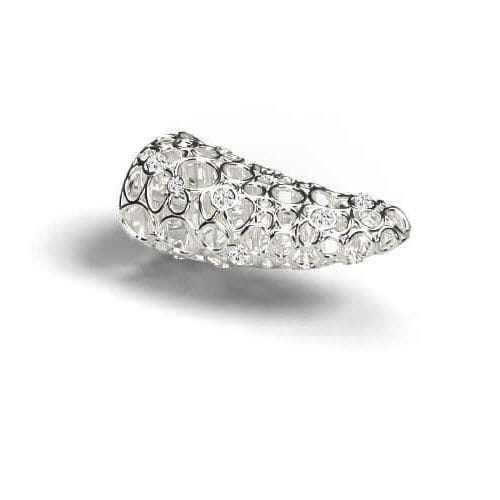 Bouton de meuble contemporain - ALAMARO LUX - Guimer S.r.l - de laiton / en cristal Swarovski®