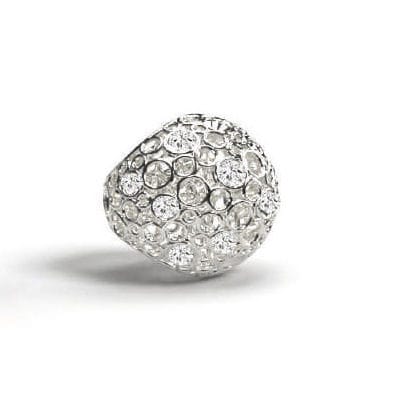 Bouton de meuble contemporain - CESTINO LUX - Guimer S.r.l - en laiton / en cristal Swarovski®