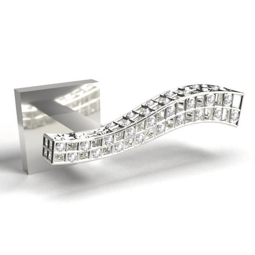 Poignée pour porte - LONDRA LUX - Guimer S.r.l - en laiton / en cristal Swarovski® / contemporaine