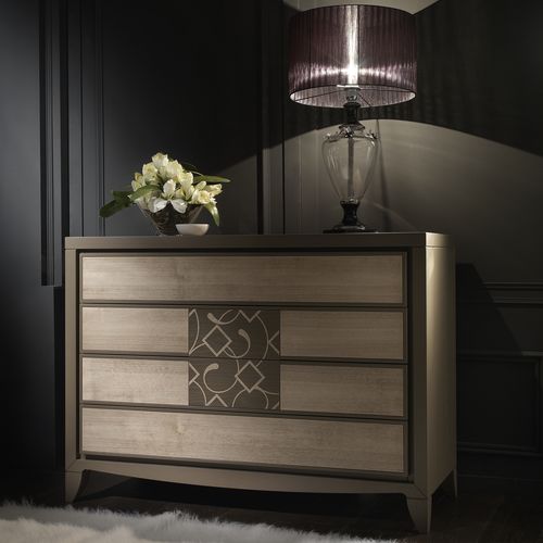 Commode classique - ST 712 P - MOLETTA MOBILI - en bois / rectangulaire / 4 tiroirs