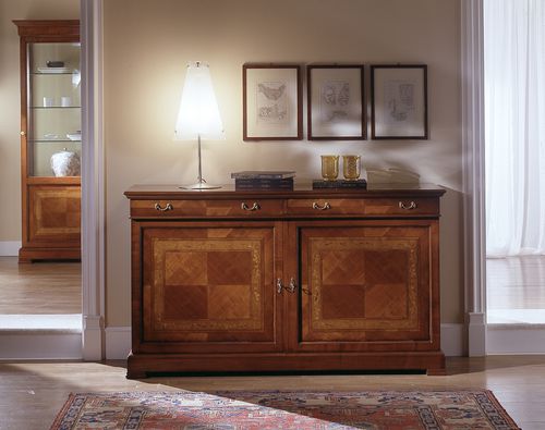 Buffet classique - D101 - MOLETTA MOBILI - en cerisier / sur mesure / avec tiroirs