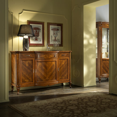 Buffet de style - G 102 - MOLETTA MOBILI - en noyer / sur mesure / avec tiroirs