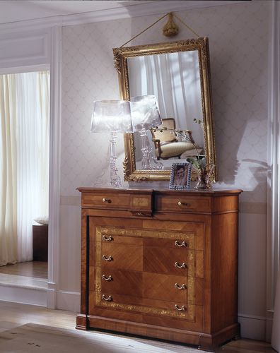 Commode haute - CA' DOLFIN | D 703 - MOLETTA MOBILI - de style / en placage de bois / en cerisier