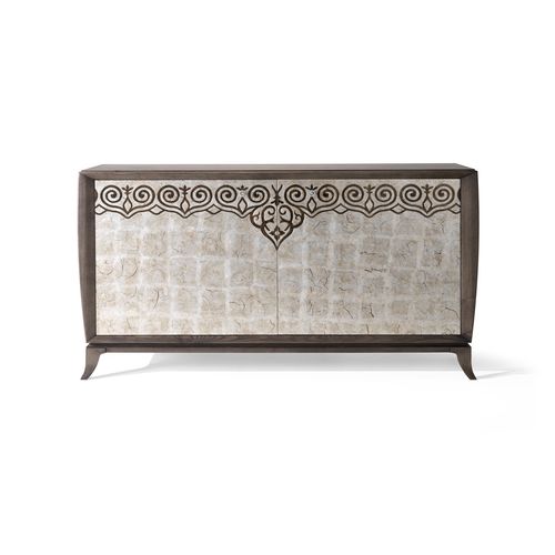 Buffet contemporain - AN 122 PB - MOLETTA MOBILI - en bois / sur mesure / à portes battantes