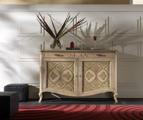 Buffet contemporain - F 102 - MOLETTA MOBILI - en frêne / avec tiroirs / à portes battantes