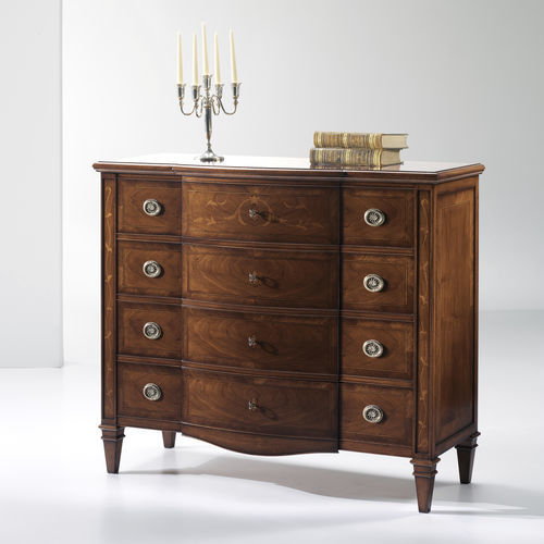 Commode haute - 6/162 - MOLETTA MOBILI - classique / en noyer / personnalisable