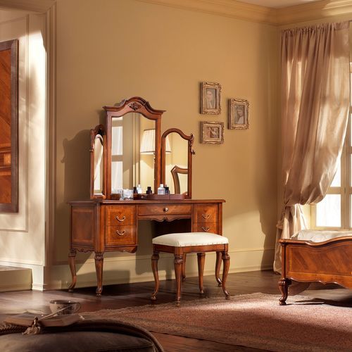 Coiffeuse de style - VILLA GIUSTI | G 710 - MOLETTA MOBILI - en noyer / en bois massif / en placage de bois