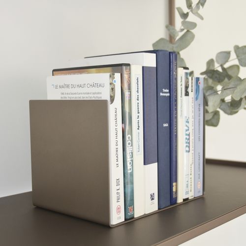 Serre-livre en aluminium anodisé - Regula - L'Alufacture