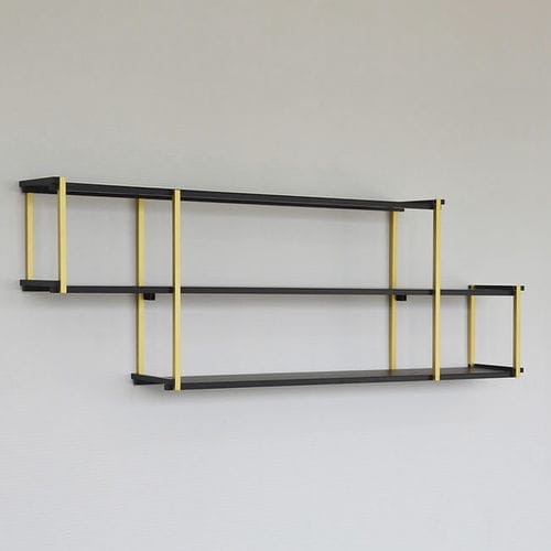 Étagère murale - Regula  - L'Alufacture - Art Déco / en aluminium / avec rangement