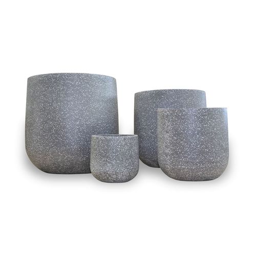 Jardinière en béton - TRZ316 - PLT Garden Co LTD - en fibre de verre / ronde / sur mesure